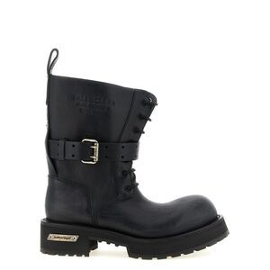 Balenciaga Black Calfskin Ankle Men's Boots